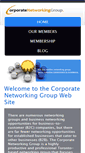 Mobile Screenshot of corporate-networking-group.com